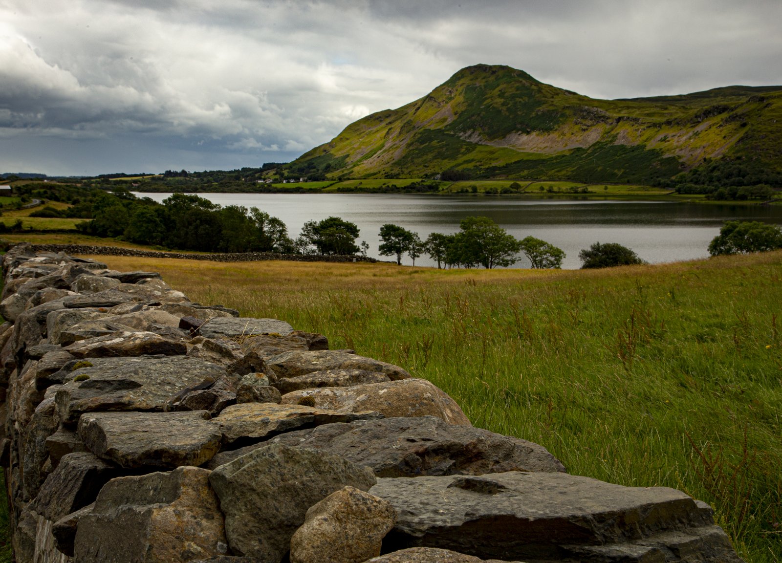 Mountain lake landscape in western Ireland